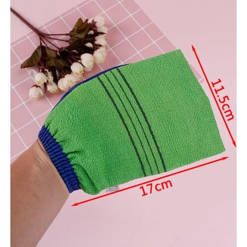 1 Pcs/Lot Bath Glove Korea Hammam Scrub Mitt Magic Peeling Glove Exfoliating Tan Removal Mitt Bath Brushes