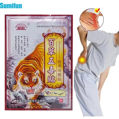 8pcs Tiger Balm Original Analgesic Plaster From Arthritis Rheumatoid Muscle Rub Stickers Joint Pain Relief Patch Body Care C1583