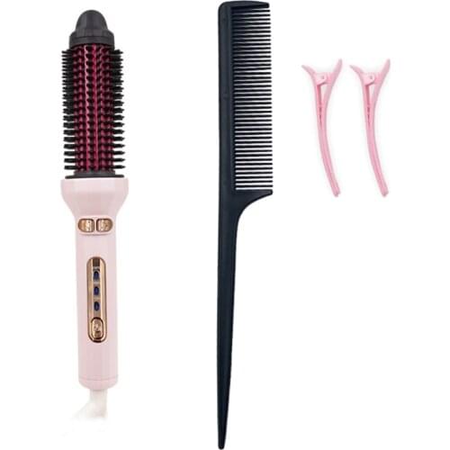 Automatic Adjustable Temperature Hair Curler Roller Wand Professional 360°Rotating Ceramic Curling Iron Brush Salon Styling Tool