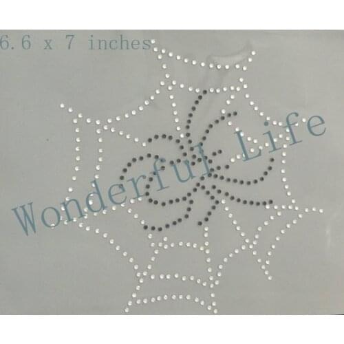 Free shipping Spider Web Applique, Spider Web Iron on Transfer