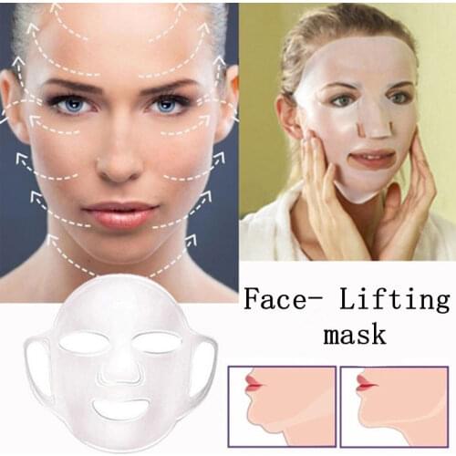 Reusable Women Skin Care Tool Portable Face Mask Anti Wrinkle Moisturizing Ear Fixed Silicone Face Mask Blackhead Remover