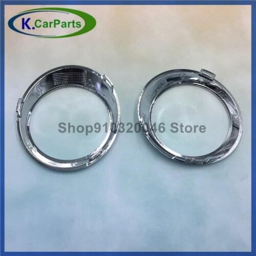 Chrome Bumper Left+Right Fog Light Bezel Ring Cover For Mercedes W251 R320 R350 2006-2010 2518850374 2518850474
