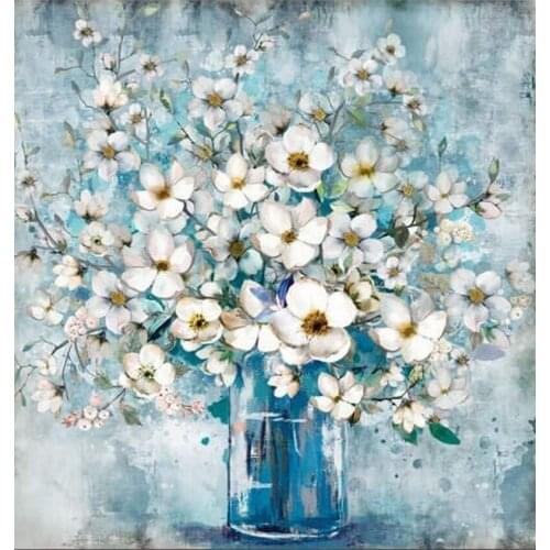 JMINE Div 5D Daisy Flower Full Diamond Painting cross stitch kits art High Quality Floral 3D paint by diamonds