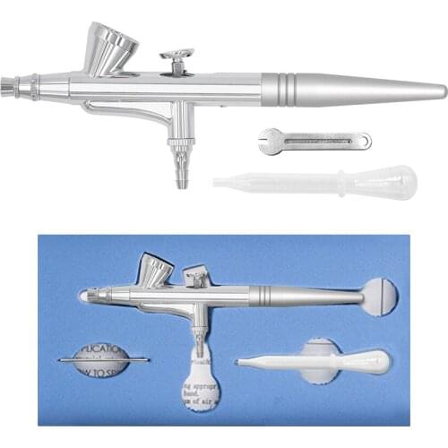 Dual Action Airbrush Kit 0.3mm Needle Professional Makeup Air Brush Spray Gun Body Paint Airbrush For NailsTransient Tattoo