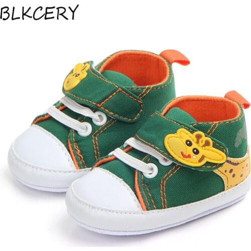 Fashion Giraffe Newborn Baby Boy Shoes Toddler First Walkers Loafers Infant Trainers Tenis for 1 Year Old Learning Walking Doll
