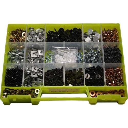 Clip Set 1350 Parts for Bmw Bag 5 + Car fastener-Push Pin-Trim Rivet