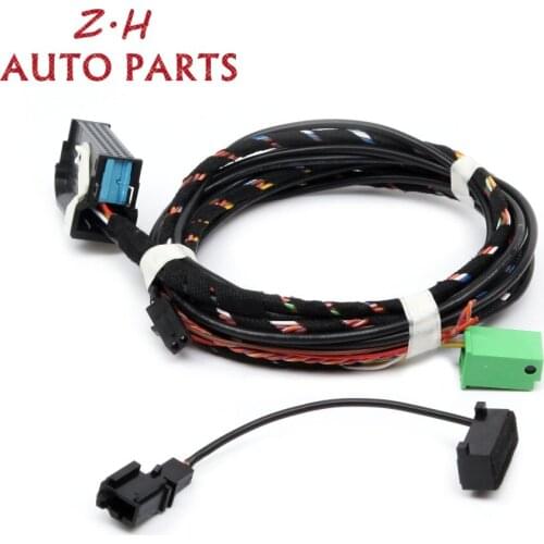 NEW 9W2 Bluetooth Module Cable Harness Microphone Cable For VW Golf Passat B6 B7 Touran Tiguan RCD510 RNS510 CD Radio Player