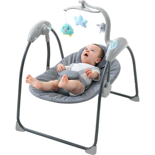 Newborns Baby Sleeping Cradle Bed Child Comfort Chair Reclining Chair Baby Electric Rocking Chair for Baby 0-3 Years Old