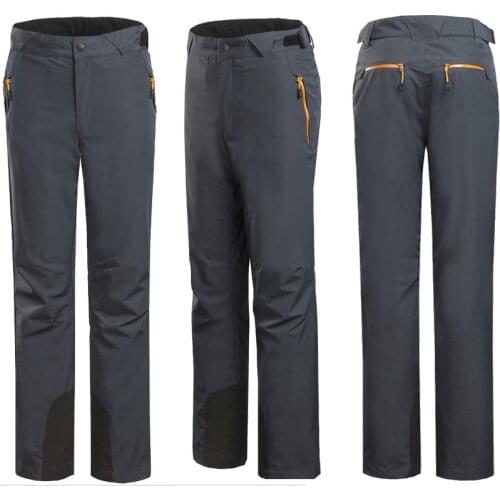 2018 Male men outdoor clothing charge trousers climbing trousers two-piece fleece lined with detachable ski pants