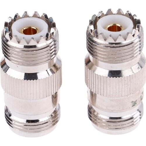 1Pcs N Female To UHF Female SO-239 SO239 Jack Straight RF Adapter Connector