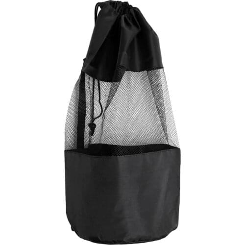 Scuba Diving Mesh Bag Draw String with Shoulder Strap for Surfing Swimming Scuba Gym Fitness