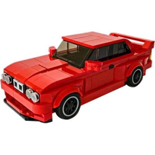 MOC Building Block C7307 City High-tech Speed Engine Sports Car E30 Creative Model Kids DIY Bricks Assembling Toys Gifts