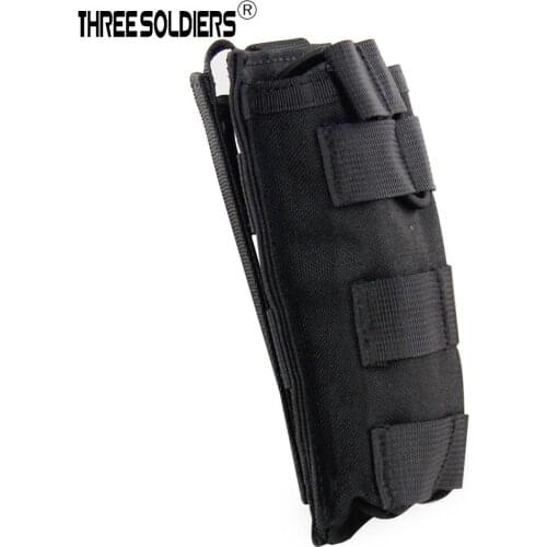 Tactical MOLLE Single Open-Top Magazine Pouch FAST AK AR M4 FAMAS 5.56 Mag Military Pouch Outdoor Paintball Airsoft pouches