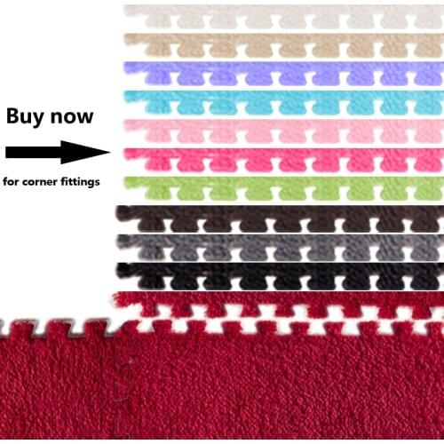 30X3cm DIY Jigsaw Shaggy Carpets Living Room Bedroom Soft Area Rug Floor Children Kid Magic Patchwork Plush Mat Baby Playmat