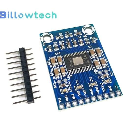 XH-M562 ultra-micro version TPA3116D2 digital audio amplifier board Class D power amplifier board ultra-thin dual 50W