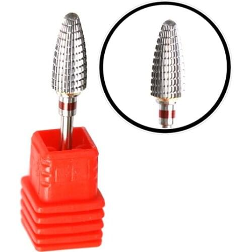 High Quality 1 pcs Tungsten Carbide Nail Drill Electric Manicure Machine Accessories Bits Milling Cutter Burr Nail Art Tools