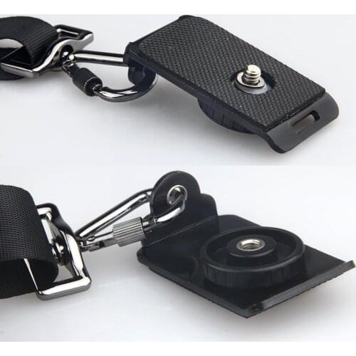 1 PCS Metal DSLR Camera Quick Release Plate With 1/4 Sling Shoulder Fuji Strap For Nikon Accessories Belt Screw Sony Neck S0V3