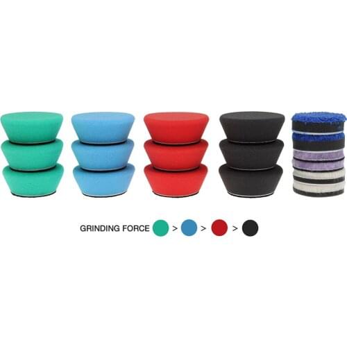 2 inch polishing sponge board, coarse, medium and fine, suitable for RO/DA fine polishing machine high-grade sponge