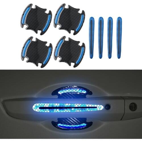 3D Car Reflective Sticker Car door handle door bowl Cover Accessories for Citroen C-Quatre C-Triomphe Picasso C1 C2 C3 C4 C4L