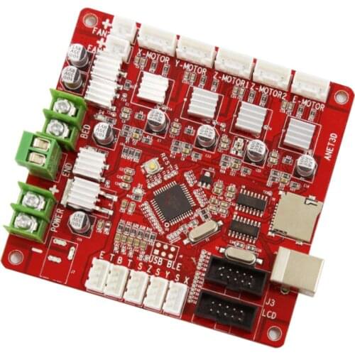 Anet A6 A8 E10 E12 Auto/Normal V1.15 3d printer mainboard control board Update motherboard V1.0 RepRap Ramps1.4