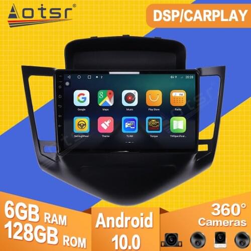 For Chevrolet Cruze 2008 -2012 Android 10 Car Tape Radio Recorder Multimedia Player Stereo GPS Navi Video PX6 Head Unit No 2 din