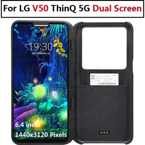 For LG v50 ThinQ 5G LCD Dual Screen Display Touch Screen Digitizer For LG V50 Dual Screen LCD Secondary Replacement