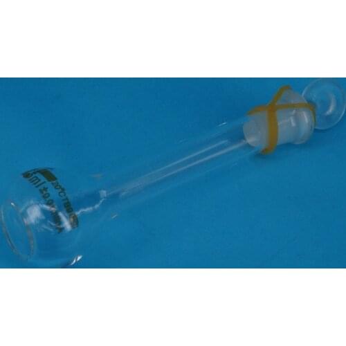 5ML Lab Volumetric Flask Class A G3.3 Borosilicate Glass With Stopper White