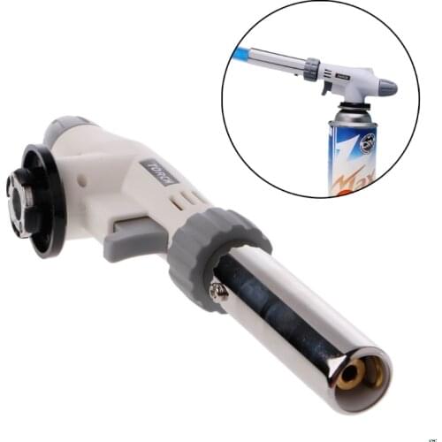 New Metal Flame Gun Welding Gas Torch Lighter Heating Ignition Butane Portable Camping