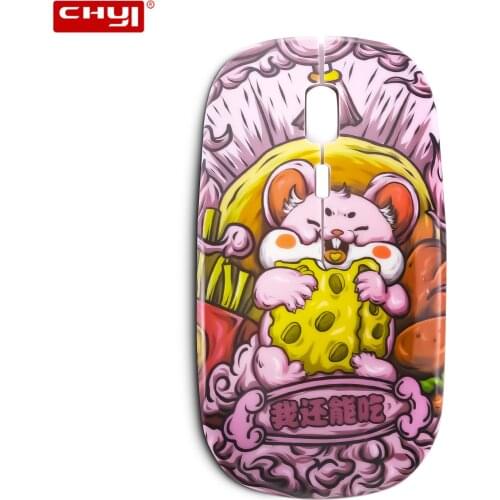 2.4G Wireless Silent Mouse Rechargeable Cartoon Mause 1600 DPI USB Optical Panda Design Mice for Laptop Computer