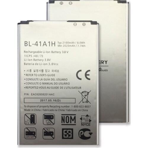 Original Bl-41A1H battery for Lg Optimus F60 D390N