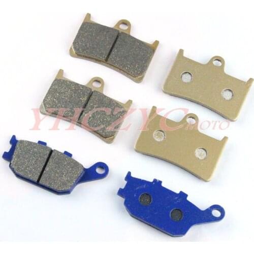 For YAMAHA YZF R6 2003-2009 motorcycle front and rear brake pads set