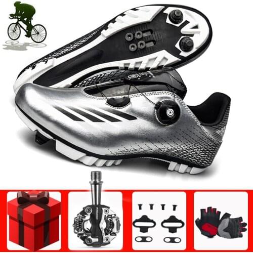 Professional Cycling Shoes Sapatilha Ciclismo MTB Men Self-locking Outdoor Sports Shoe SPD Mountain Bike Unisex Sport Shoes