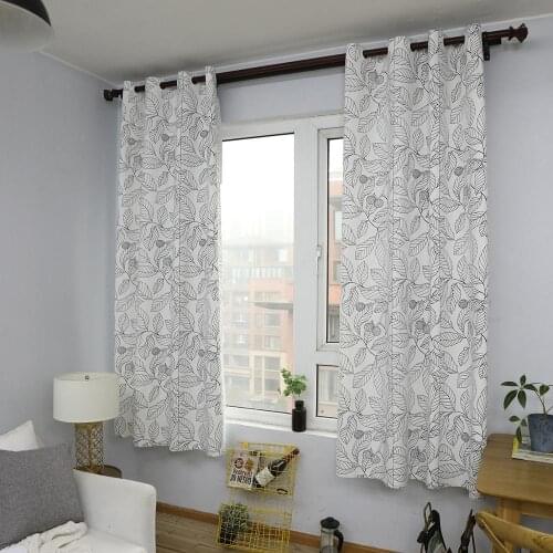 Rose Tree Cotton Curtains For Windows