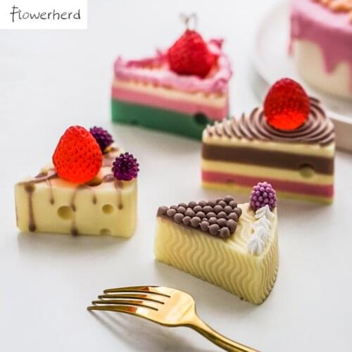 Cheese Shape Silicone Mold DIY Handmade Soap Mold Dessert Chocolate Mold Fondant Tools Baking Silicone Mold Cake Decorating