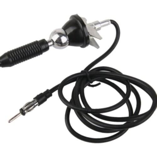 Universal 16" Rubber Roof Mount Swivel Base Aerial Car Stereo AM/FM Antenna Nice