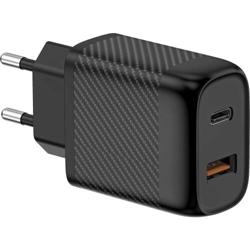 Sundaree Fast Charging USB A Type C Wall Charger With 18W Power For IPhone 12 11 Pro Max 6sp 6s 7 8 Xiaomi Huawei Samsung Galaxy