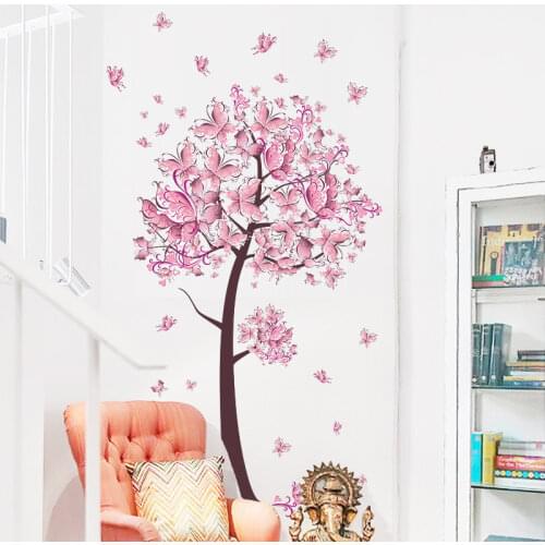YIKUN Flowers Wall Stickers