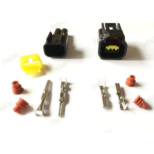 2 Pin way male female ignition coil plug for ford high voltage auto wire connector FW-C-2M-B FW-C-2F-B