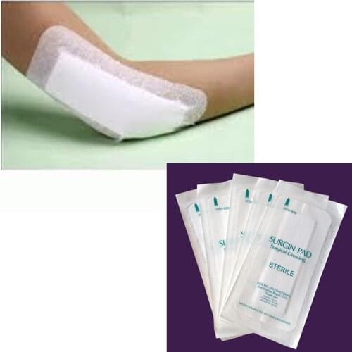 5pcs 12*26cm Medical non-woven breathable wound dressing disembowelment producing nursing surgical dressing hospital supplies