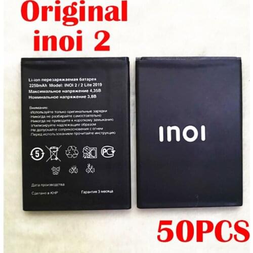 Inoi2 Original 50PCS 2200mAh Battery For INOI 2 Lite INOI2 Lite Phone Newly Production High Quality Battery+Tracking Number