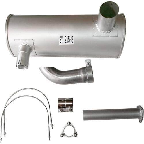 Excavator accessories Sany SY215-8/205/235C muffler exhaust elbow