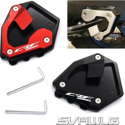 Side Stand Extension Pad Kickstand Enlarger Support Extension Support Plate For Honda Africa Twin CRF1000L 2016 2017 crf1000l