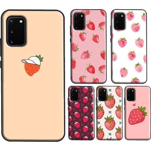 Strawberry Fields Fundas For Samsung Galaxy S21 Ultra S20 FE S8 S9 S10 Note 10 Plus 9 Note 20 Ultra Case