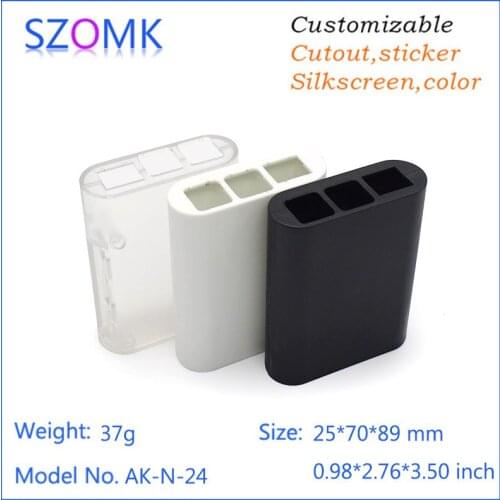 Black/ white/ transparent plastic junction box (4 pcs) 25*70*89mm plastic housing szomk distribution box enclosure Raspberry Pi