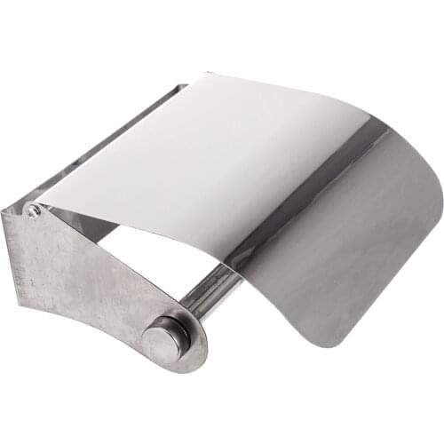 Stainless Steel Toilet Paper Holder Bathroom Case Roll Tissue Paper Holder Wall Mounted Storage For Bathroom Toliet Supplies