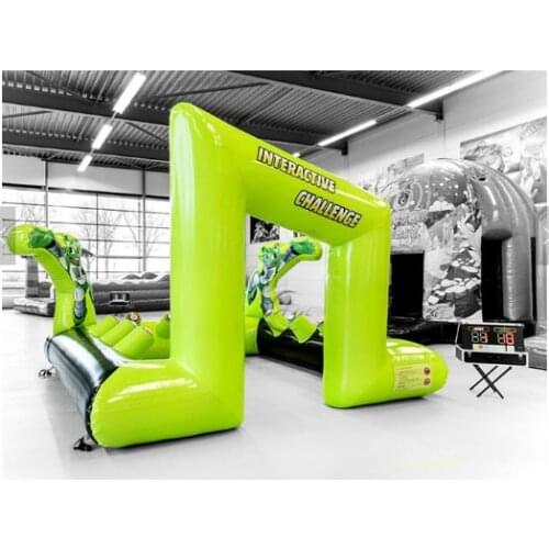 Hot sale inflatable battle zone interactive game battle Light challenge inflatable party rentals
