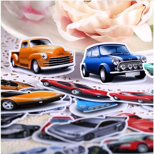30pcs creative kawaii self-made retro car stickers/beautiful stickers /decorative sticker /DIY craft photo albums