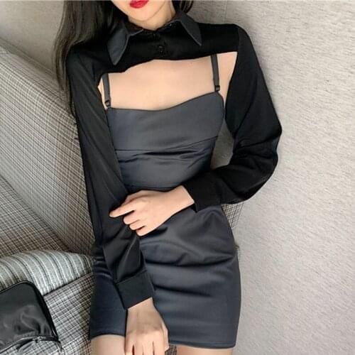 Lucyever Fashionable Shirt Dresses