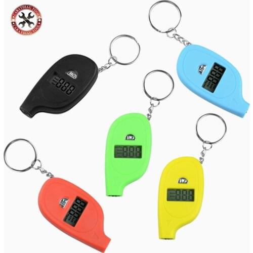 Mini Tire Gauge Keychain Digital LCD Tire Car Tyre Air Pressure Gauge For Car Auto Motorcycle Improve vehicle handing Safe