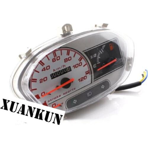 XUANKUN Motorcycle 125CC Meter Assembly Meter 100 Power Tachometer Odometer